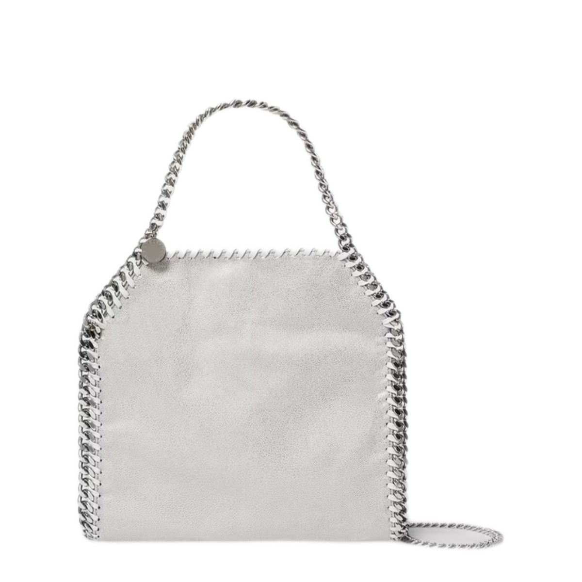 Falabella Mini Polyester Tote - Pearl Grey