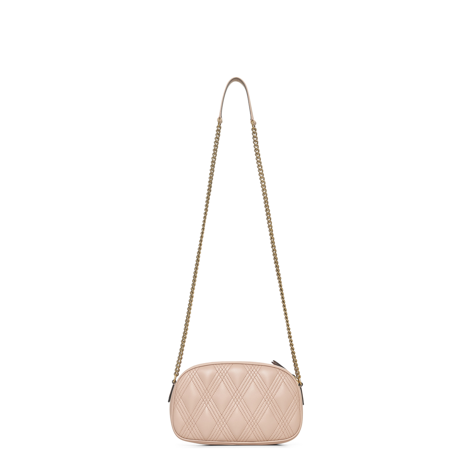 Diamond-Quilted Nappa Leather Shoulder Bag