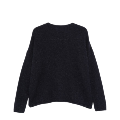 MAYFEYR - Apuntob - Navy Cashmere Sweater - P1890TS998BLU