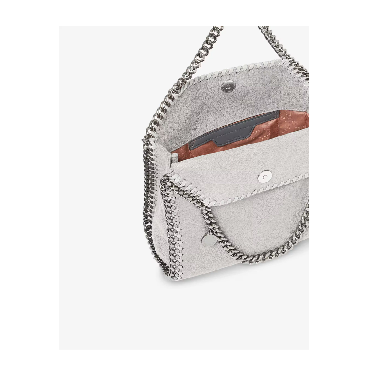 Falabella Mini Polyester Tote - Pearl Grey
