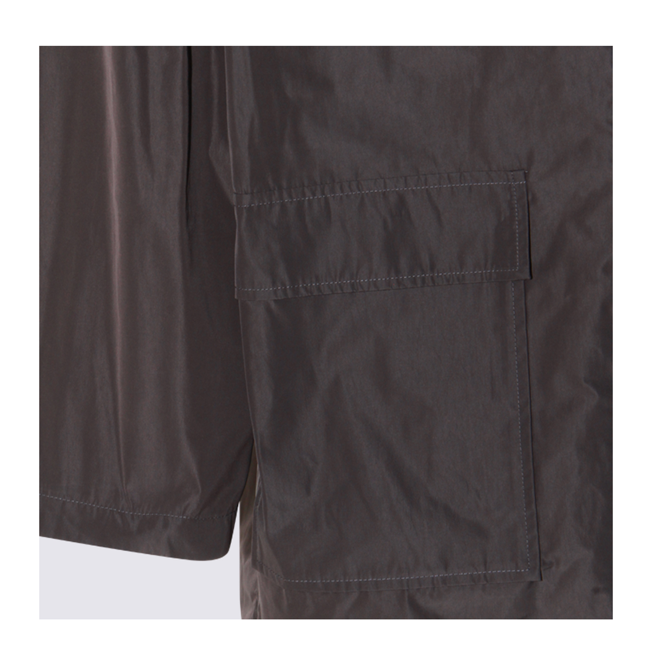 Logo-Print Single-Breasted Coat
