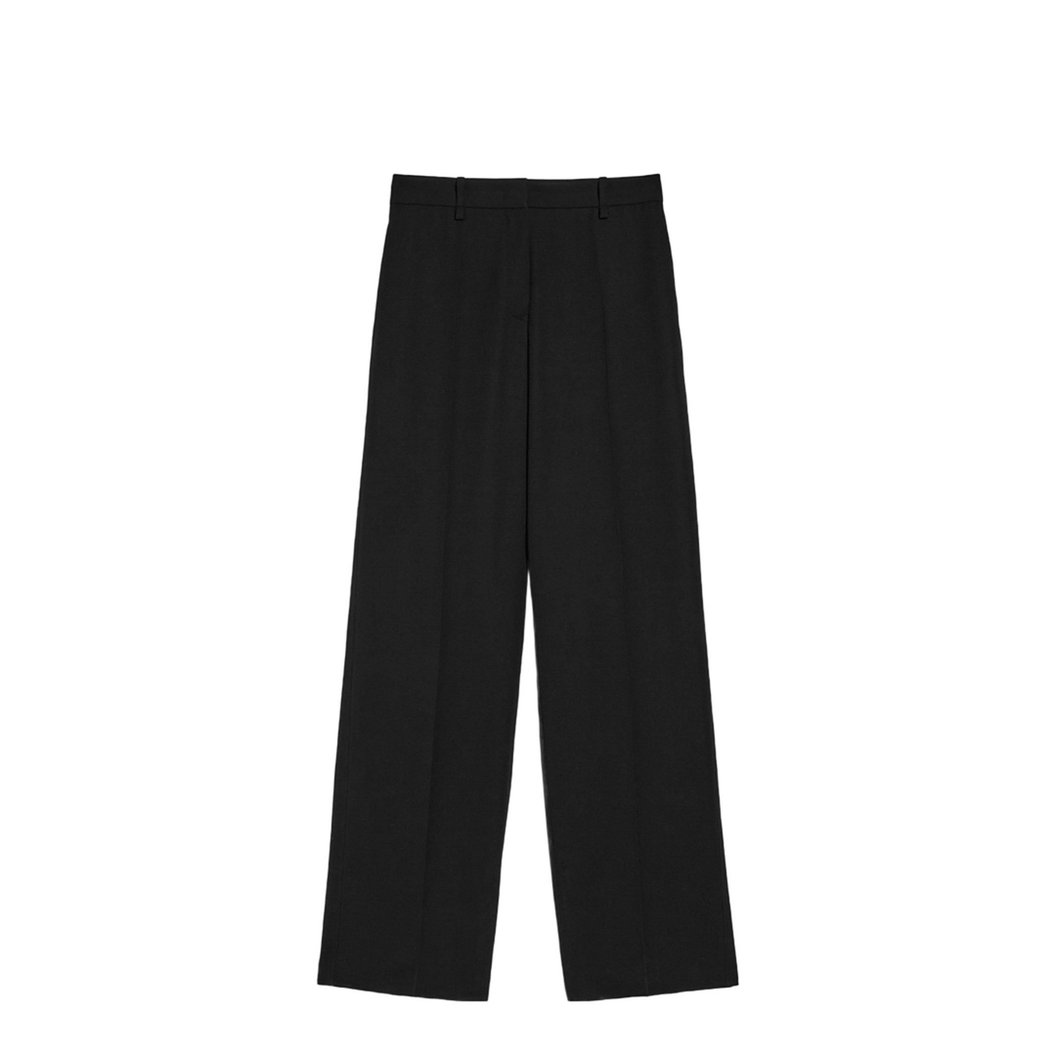 Wool Gabardine Tailored Trousers