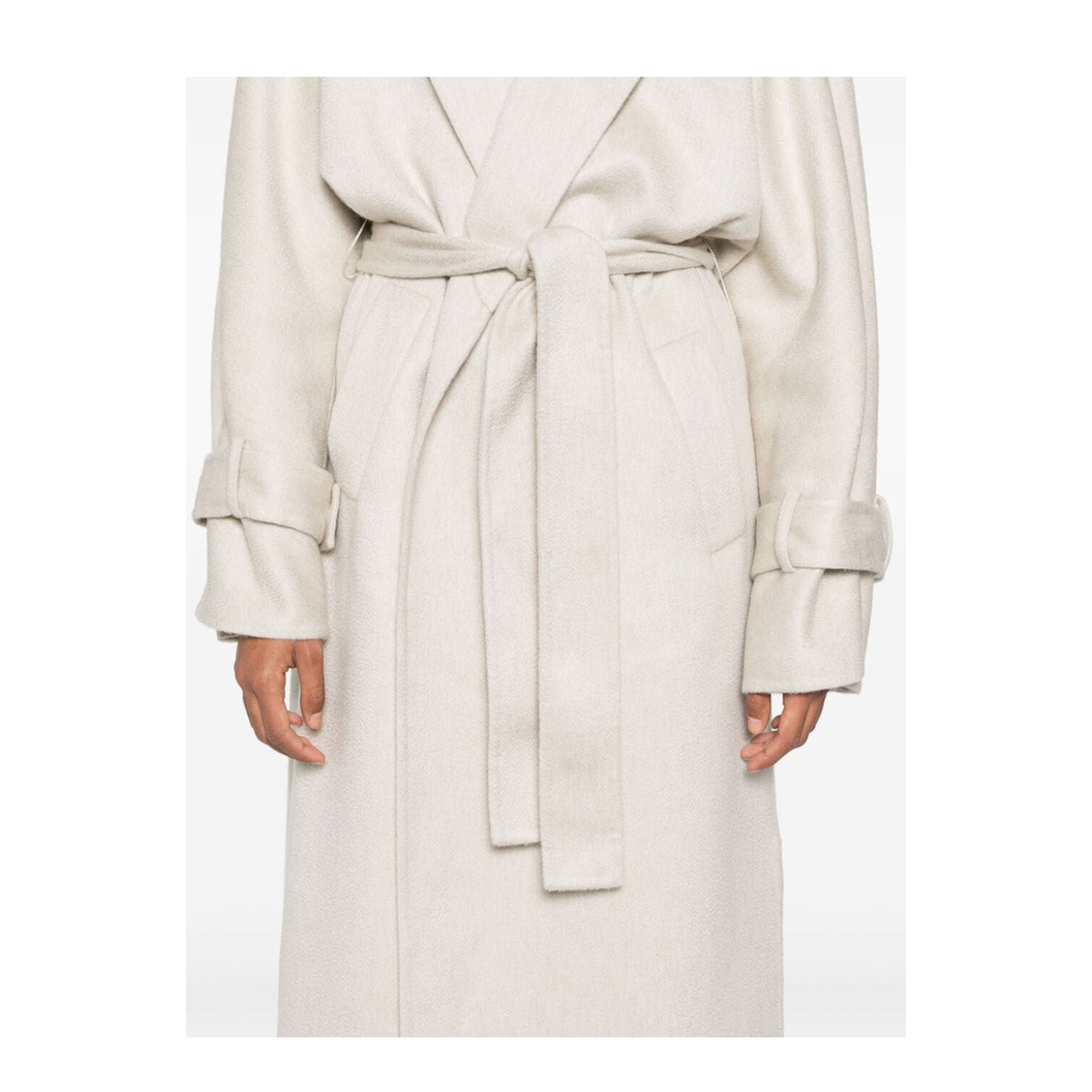 Cashmere Coat with Jewel Detail