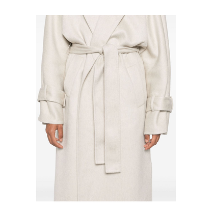 Cashmere Coat with Jewel Detail