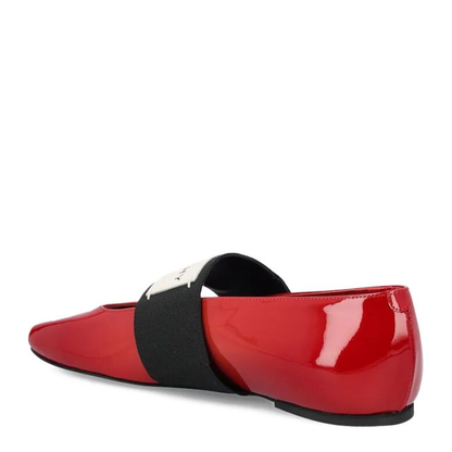 MAYFEYR - Givenchy - Sliced Square Ballerinas In Patent Leather - BE5010E2FF699
