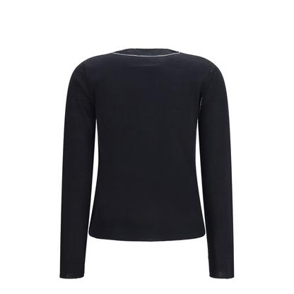MAYFEYR -  - Wool-Blend T-Shirt With Contrast Details - S52HL0066M13037