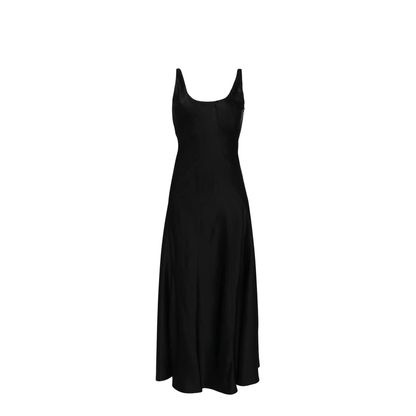 Knee-Length Dress - Black