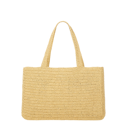 Raffia large Viva Superstar shopping bag