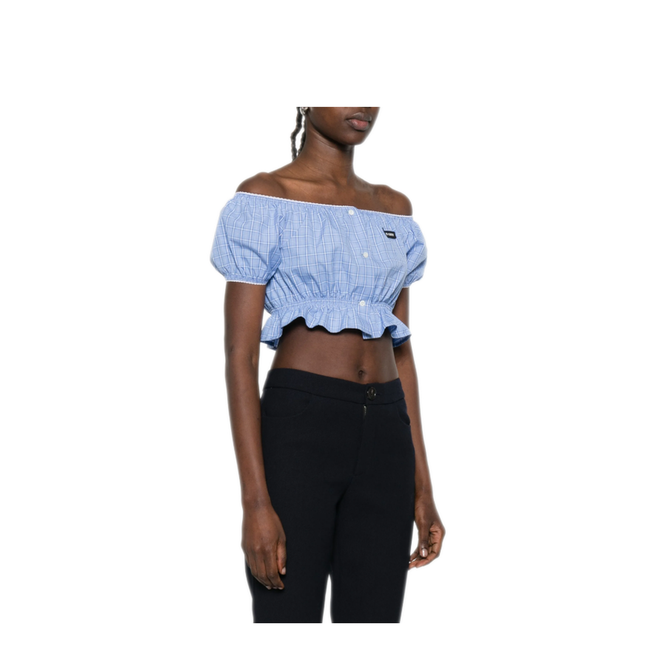 MAYFEYR - Miu Miu - Top Popeline Check - MT2188SOOO183AF0076