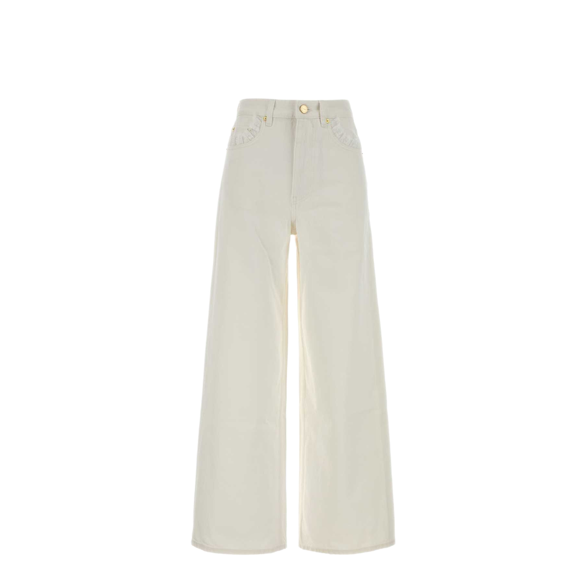 MAYFEYR - Ganni - White Denim Lari Jeans - A1190020151