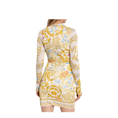 Dress with Underwater Barocco Print