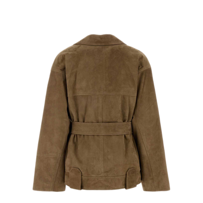 MAYFEYR - Khaite - Biscuit Suede Alder Jacket - 6239709L709905