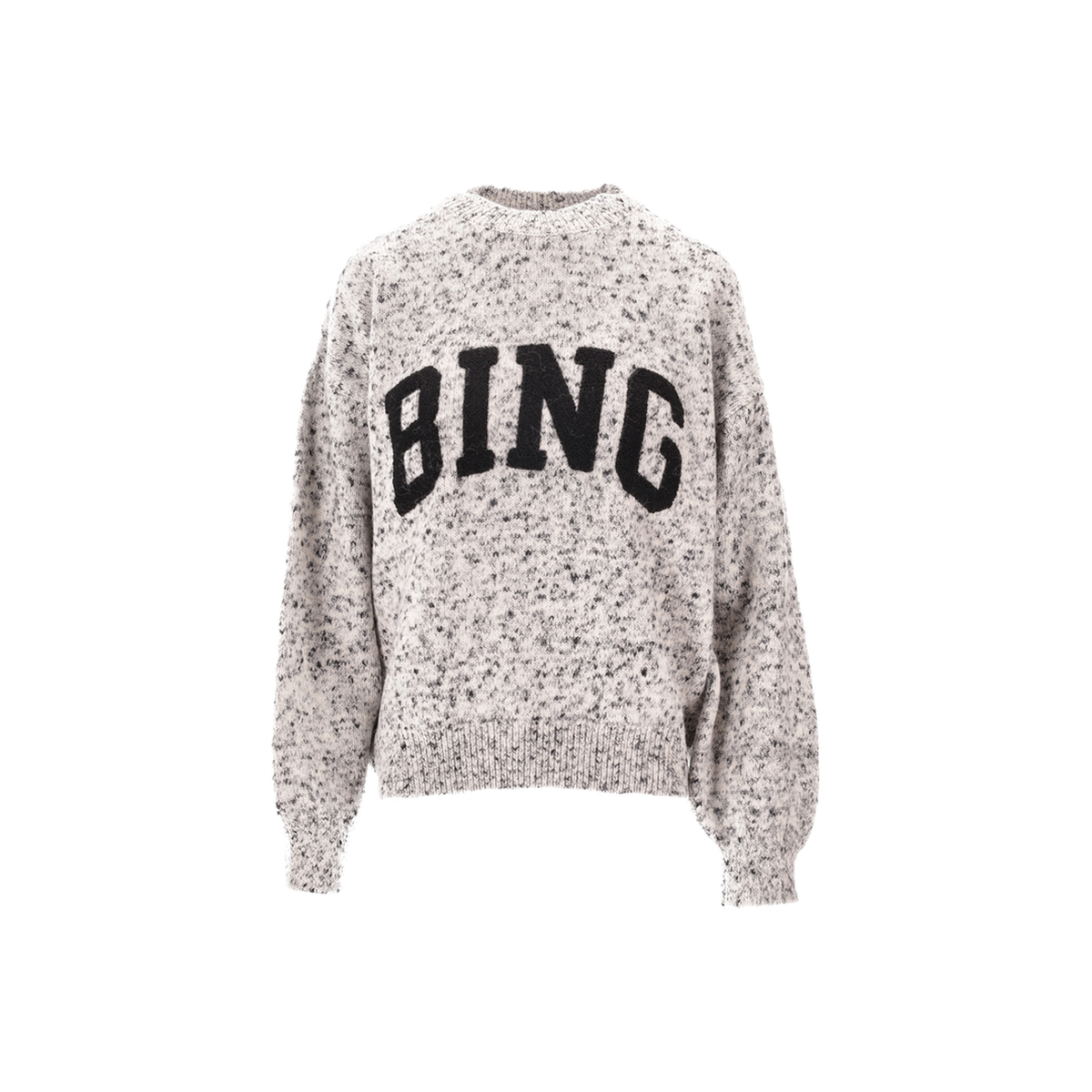 MAYFEYR - Anine Bing - Sydney Crew Sweater Bing Marled White - A0911545MUL2