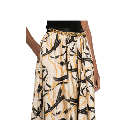 MAYFEYR - Elisabetta Franchi - Skirts Beige - GO15161E2045