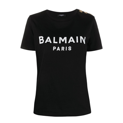 Balmain T-shirts and Polos Black