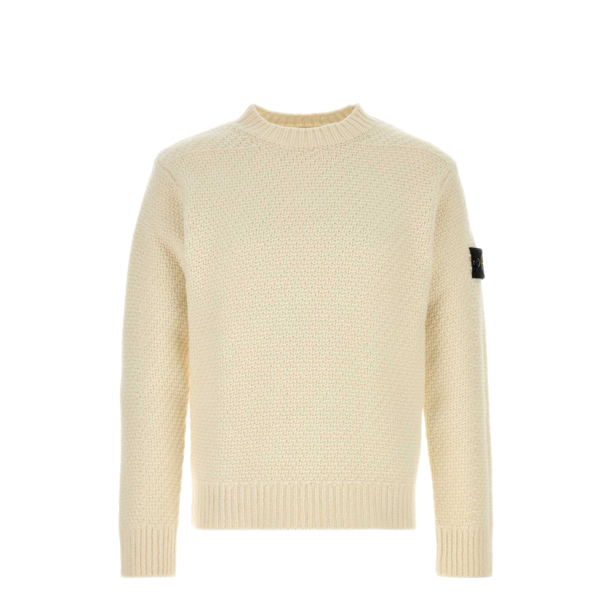 White Wool Blend Sweater