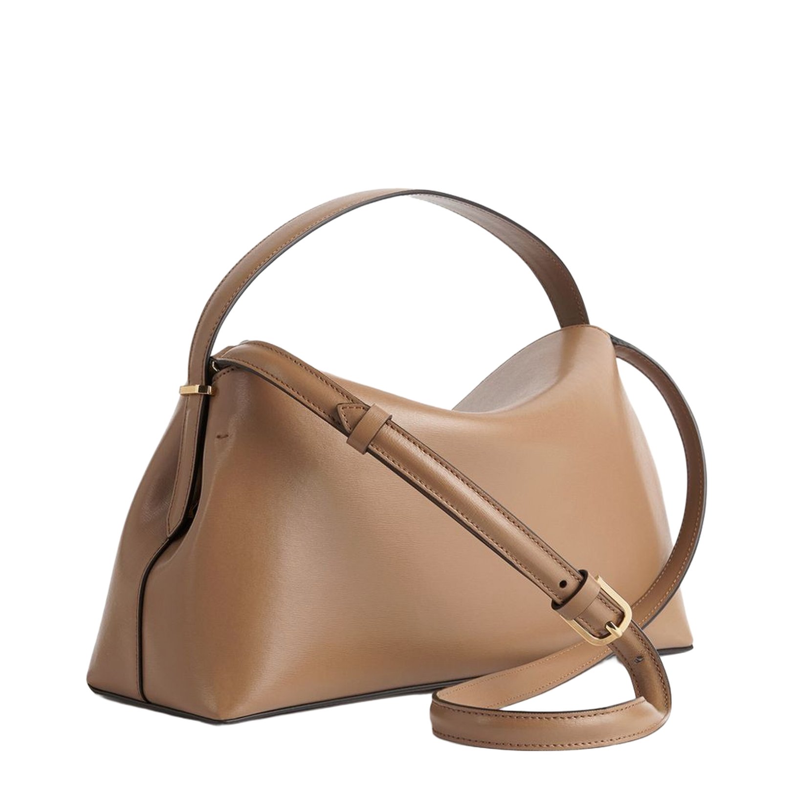 T-lock Leather Shoulder Bag