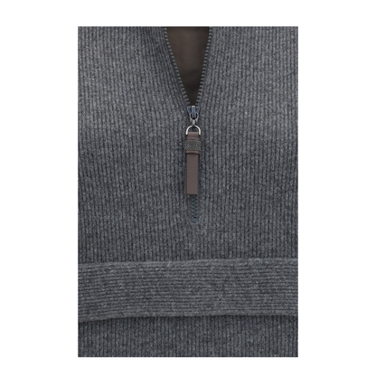 MAYFEYR - Brunello Cucinelli - Cashmere Half Zip Sweater - M12250004PC079