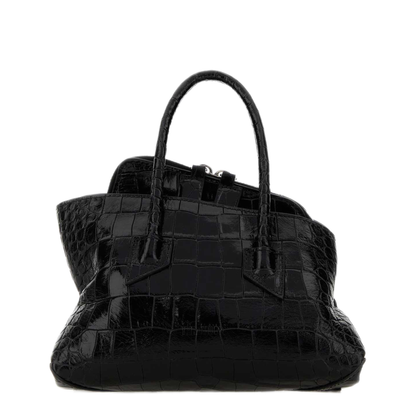 La Passeggiata Mini Calf Leather Handbag - Black