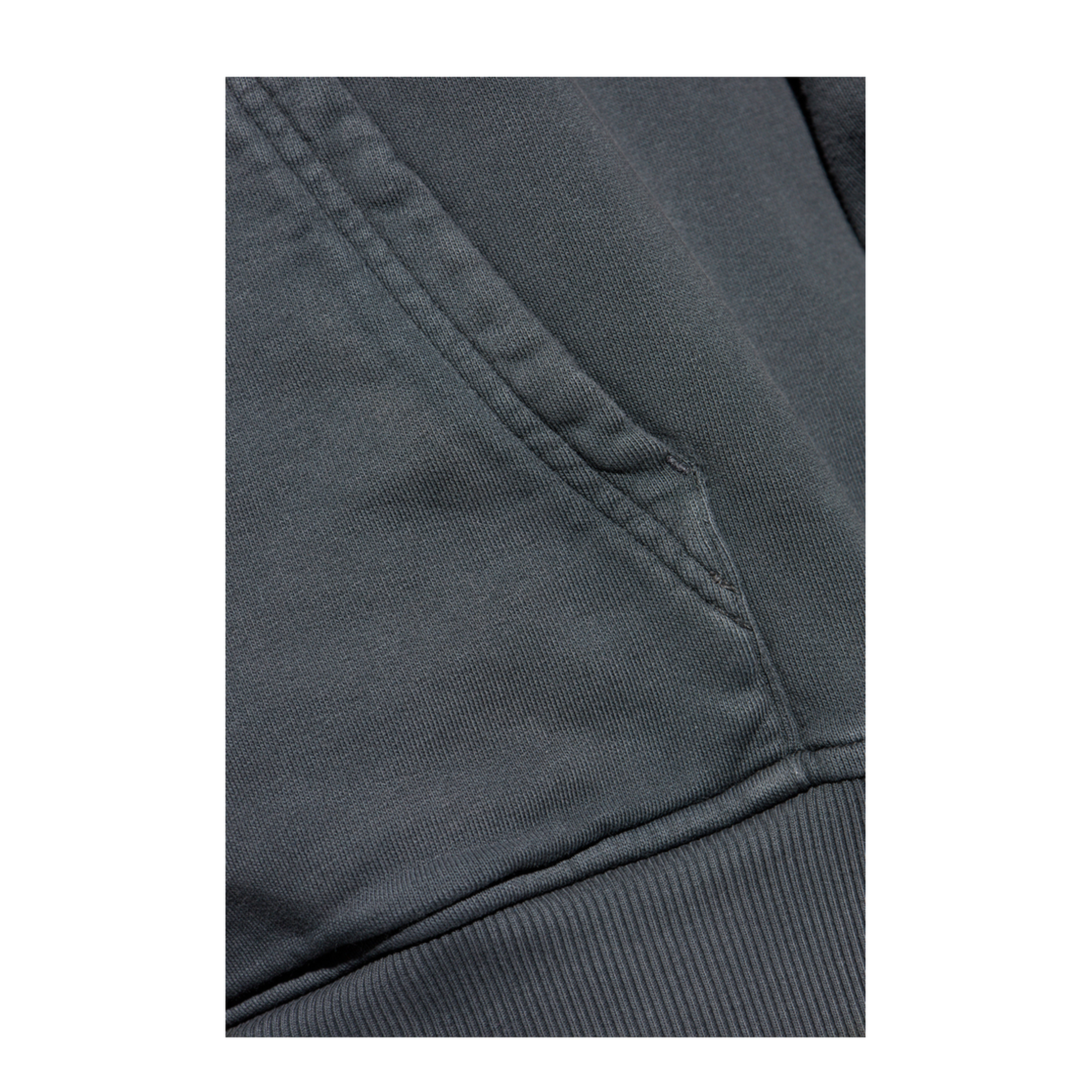 Vintage Embroidered Hoodie Grey