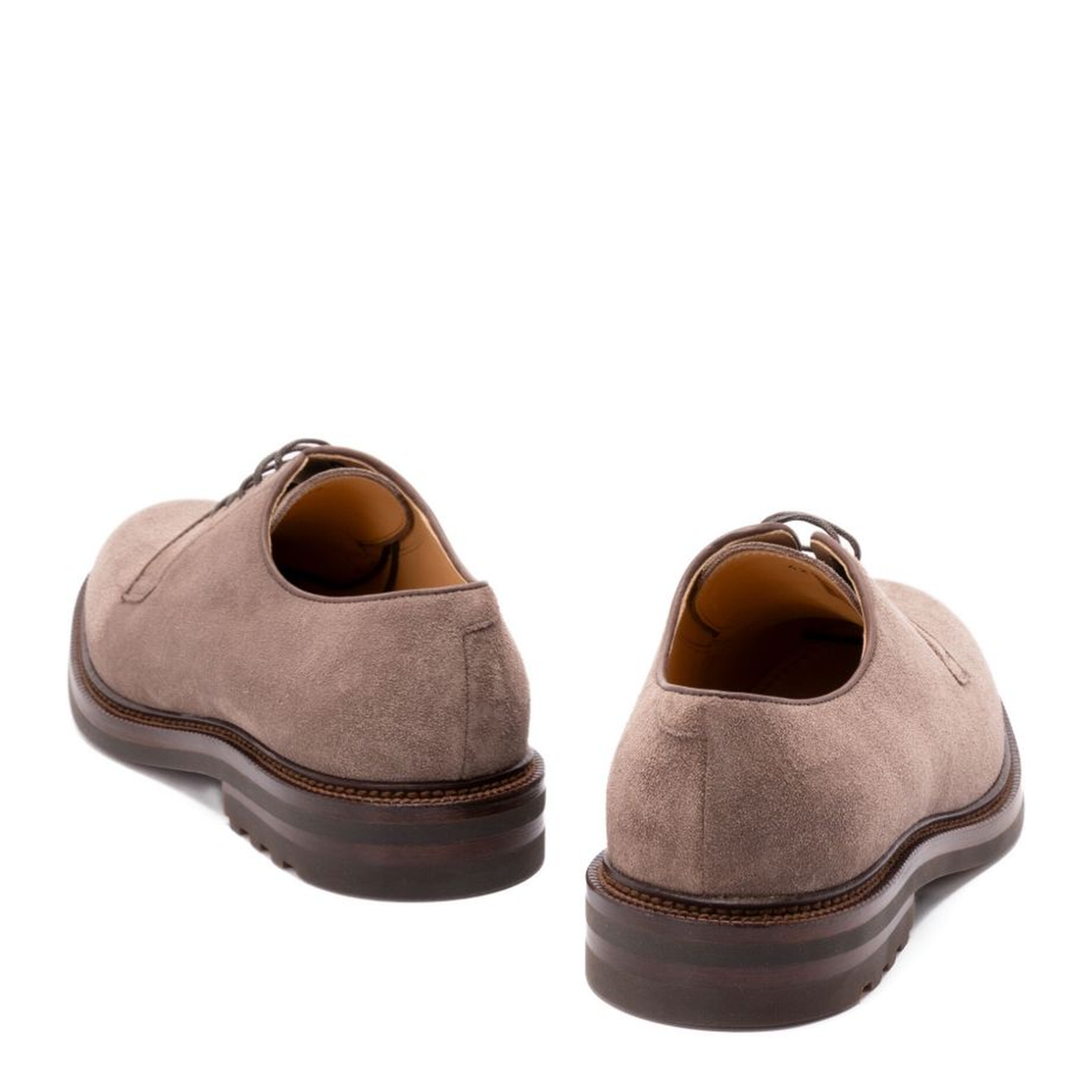 Suede Leather Lace-Up Shoes