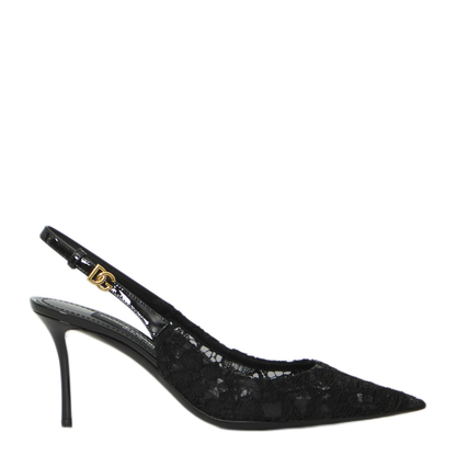 MAYFEYR - Dolce & Gabbana - Taormina Lace Slingback Pumps - CG1049A06108B956
