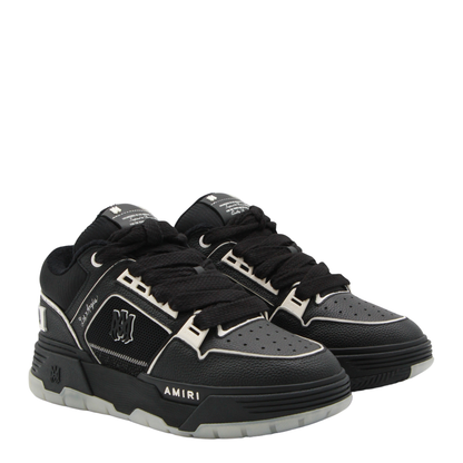 Leather Mesh Sneakers