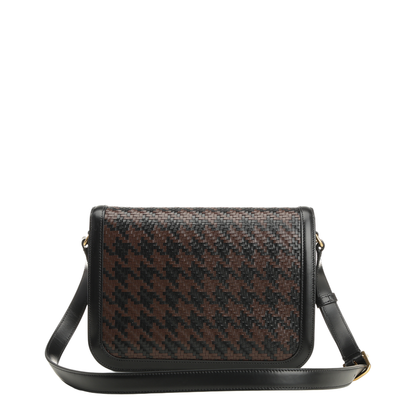 Shoulder Bag 9to5 in Woven Leather