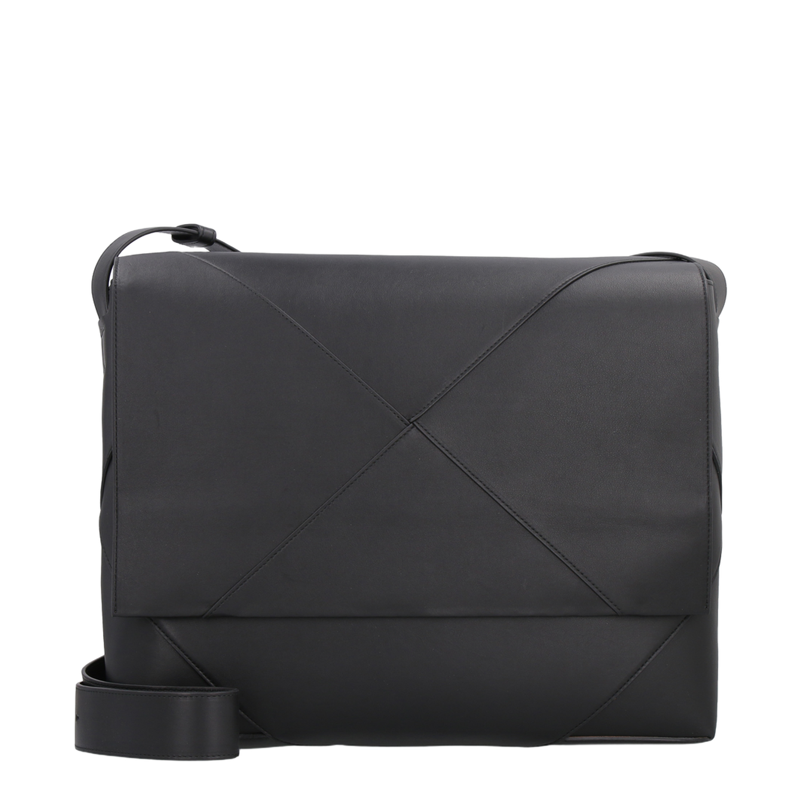 Leather Messenger Shoulder Bag