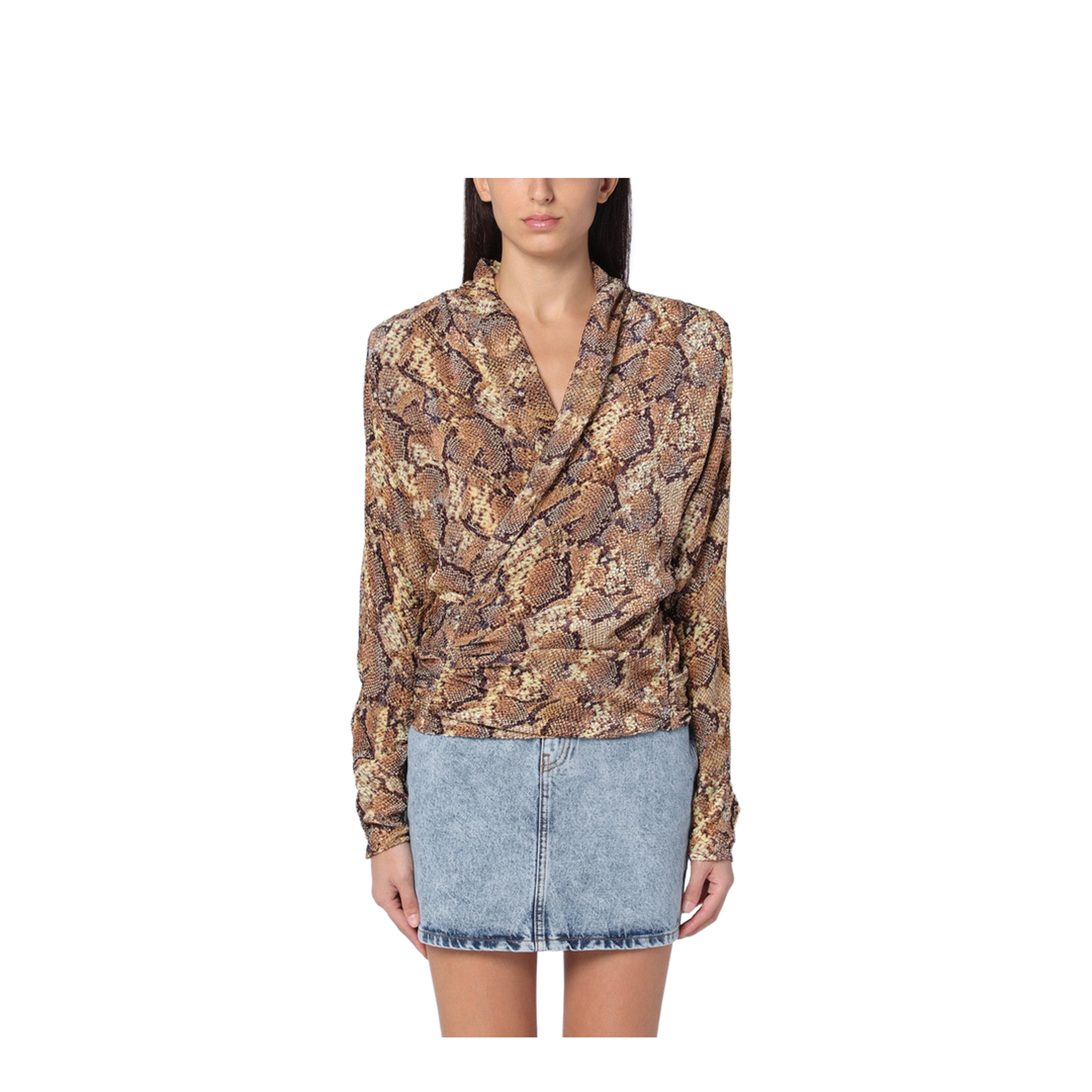 Snake Print Marlin Blouse