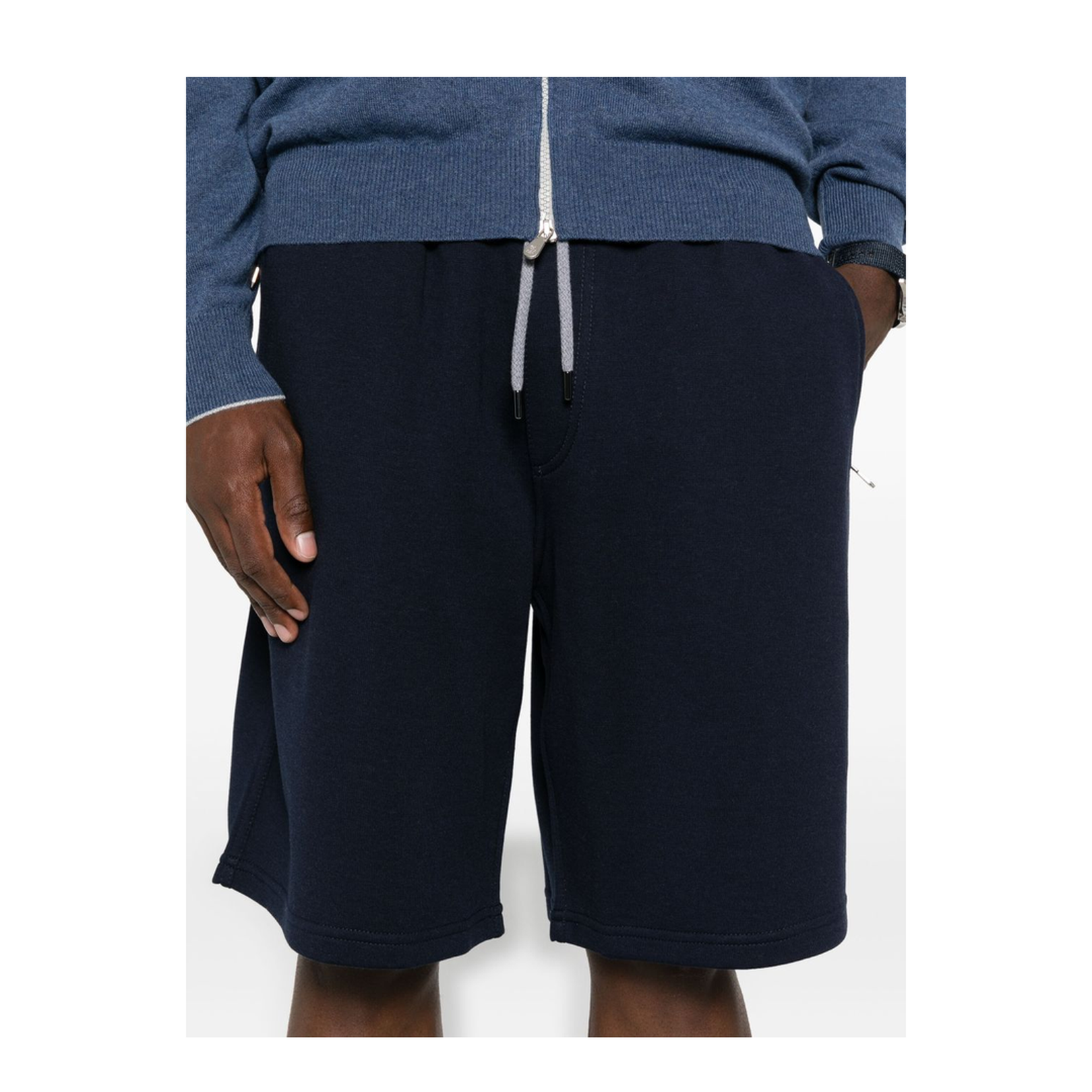 Cotton Blend Bermuda Shorts