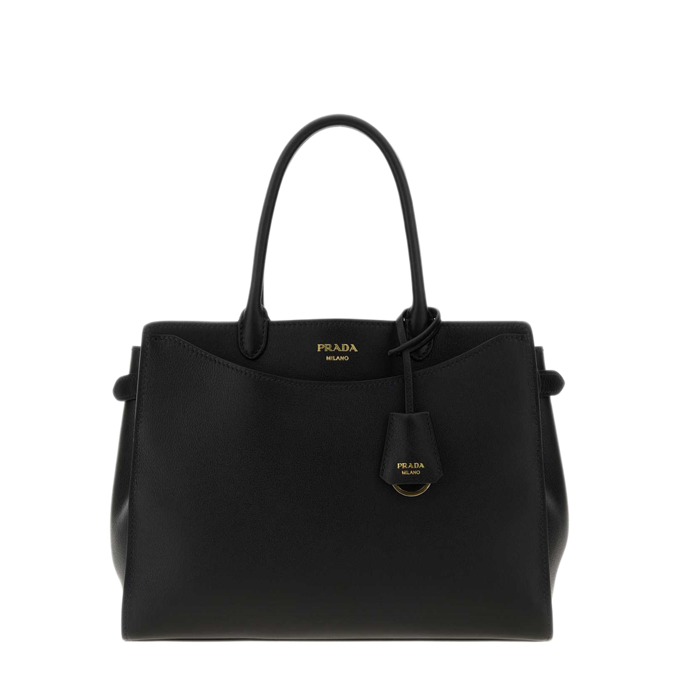 MAYFEYR - Prada - Black Leather Handbag - 1BA500VOOM2CYSF0002