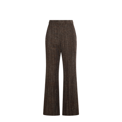 Rust Wool and Alpaca Trousers