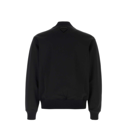 MAYFEYR - Prada - Black Stretch Polyester Bomber Jacket - UJL38DSOOO1TQXF0002
