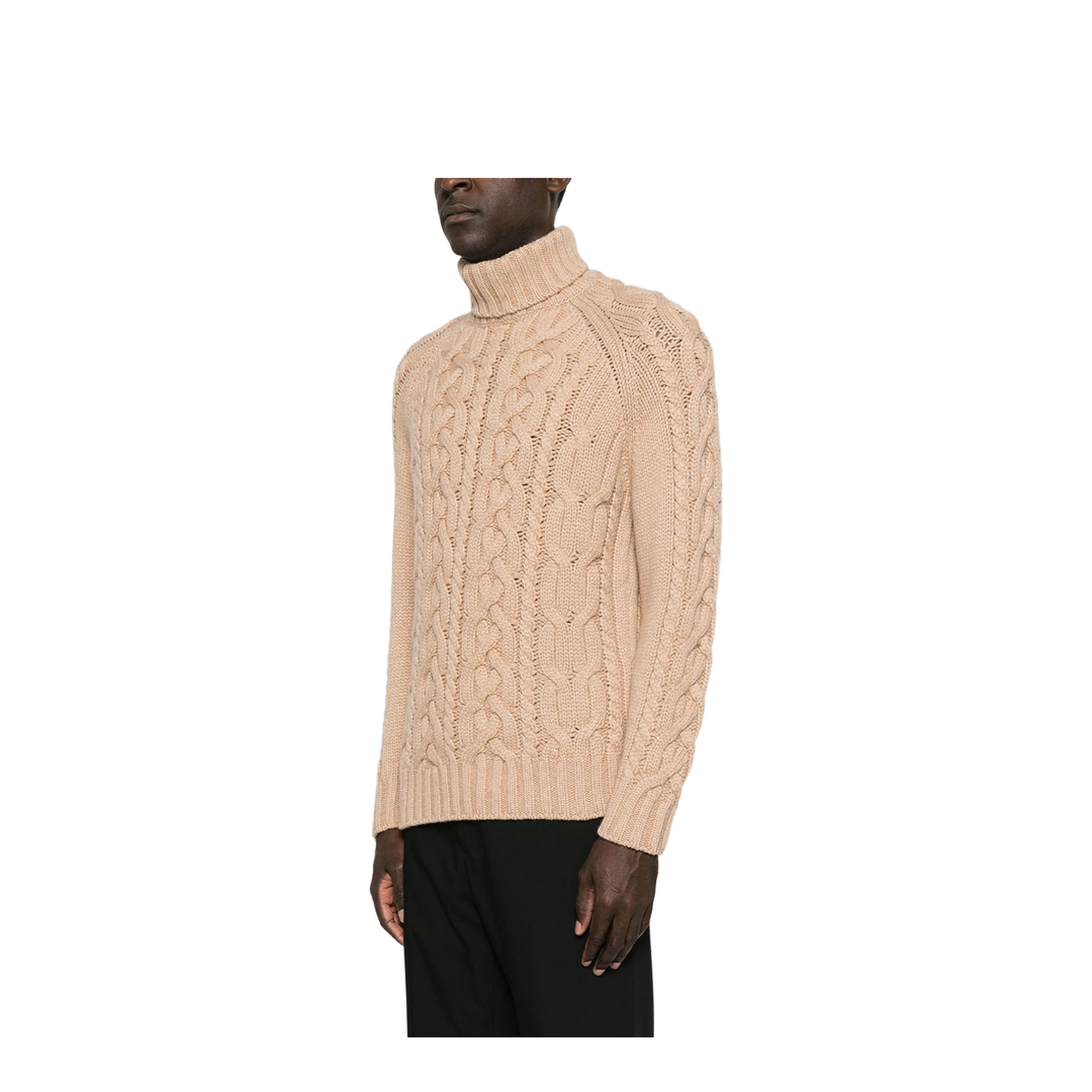 MAYFEYR - Brunello Cucinelli - Cable-Knit Roll-Neck Cashmere Sweater - MA2301503