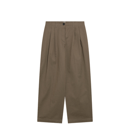 MAYFEYR - Toteme - Hazelnut Cotton Trousers - 242-WRB1641FB0103288