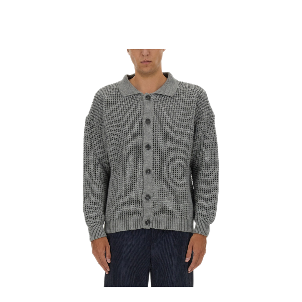 MAYFEYR - FAMILY FIRST - Polo Cardigan - SWF2410GREY