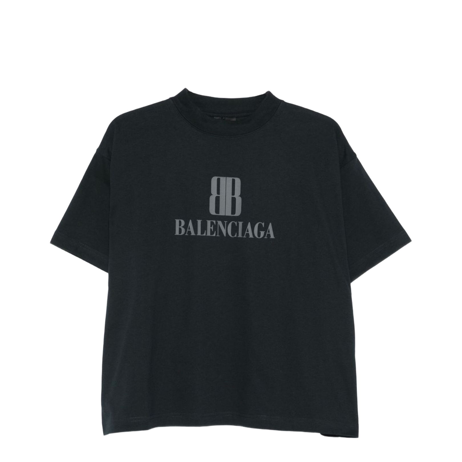 Cropped Nano Bb T-Shirt in Black