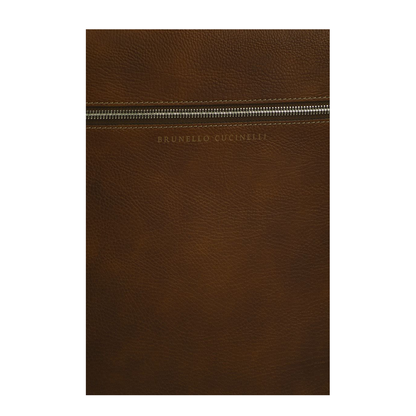Grained Calfskin Trolley Bag in Copper