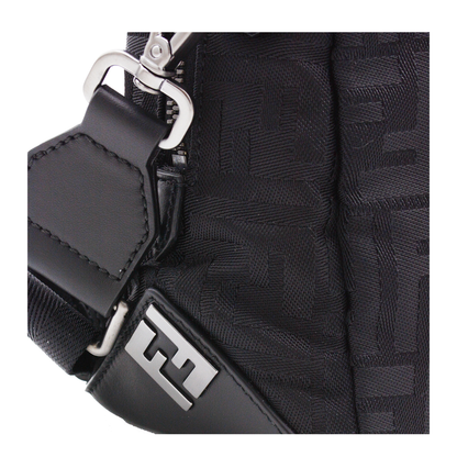 Medium Fabric Black Bag