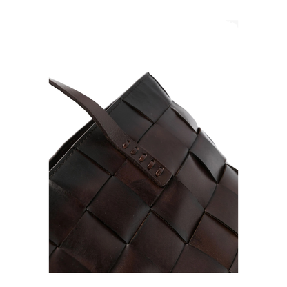 MAYFEYR - Dragon Diffusion - Brown Leather Tote Bag - 8151DKBROWN