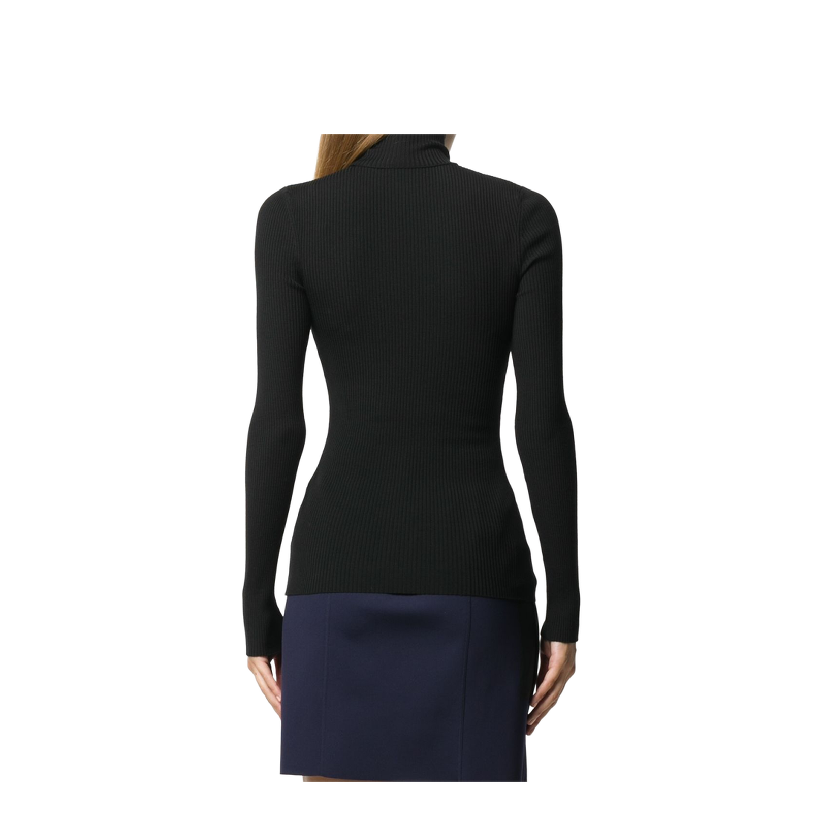Merino Fine Rib Top Long Sleeves
