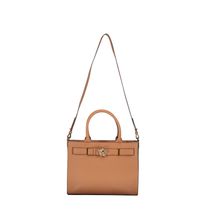 Elegant And Sophisticated Brown Leather Handbag
