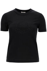 'logo rhinestone t-shirt