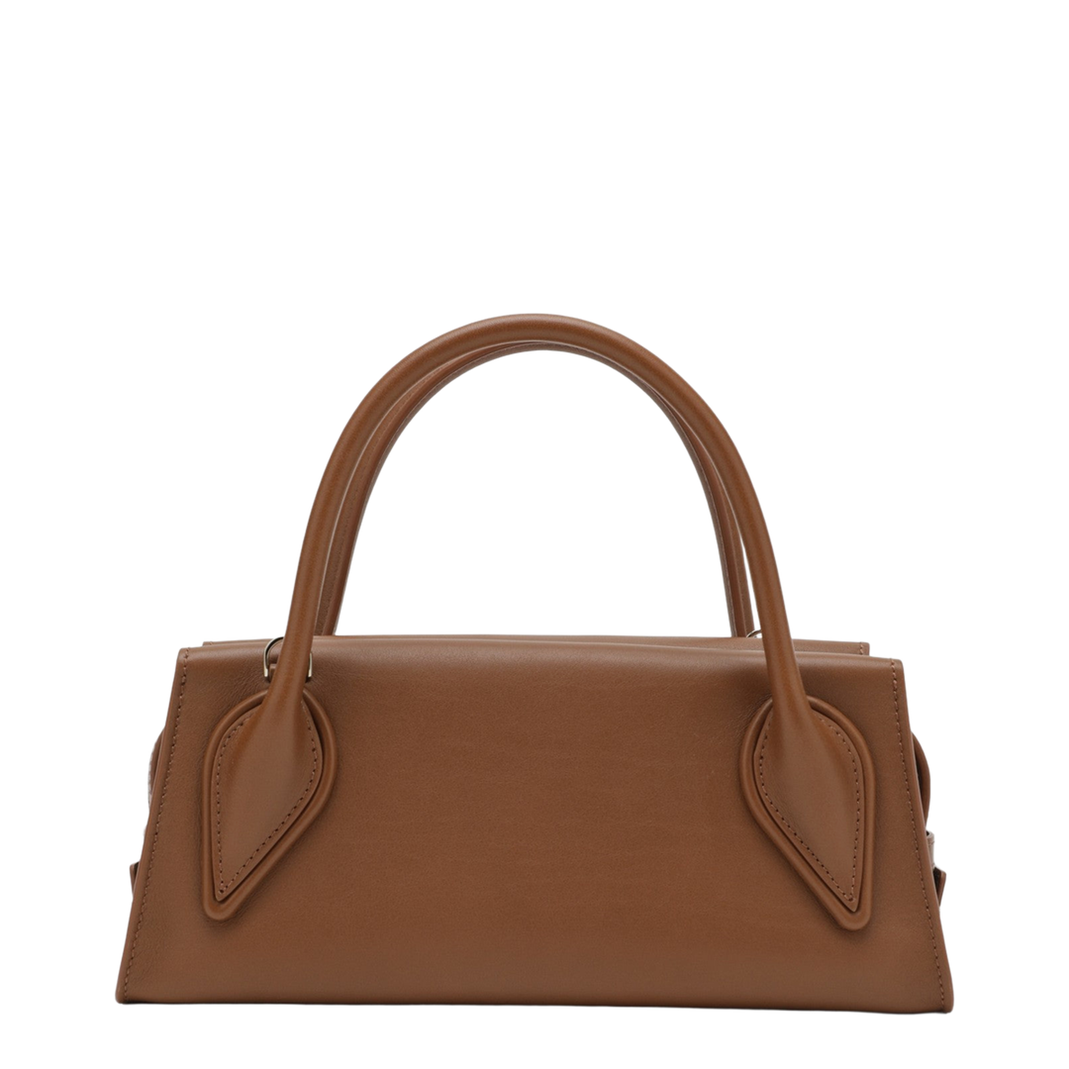 Venus Crossbody Bag in Brown Calf Leather