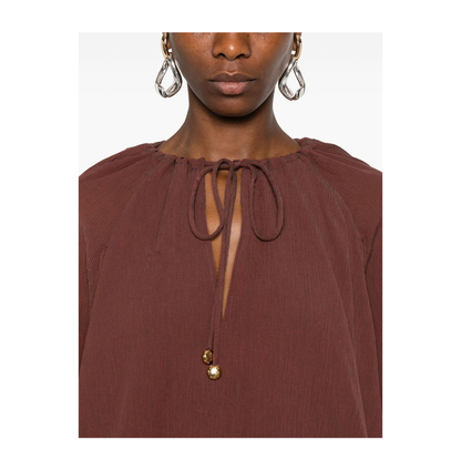 Cotton and Silk Blend Blouse
