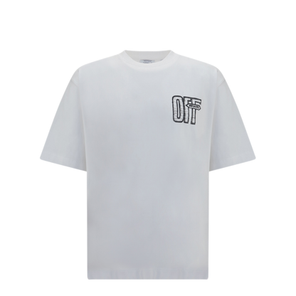MAYFEYR - Off-White - Motion Arrow Skate T Shirt - OMAA120F26JER00Y10100