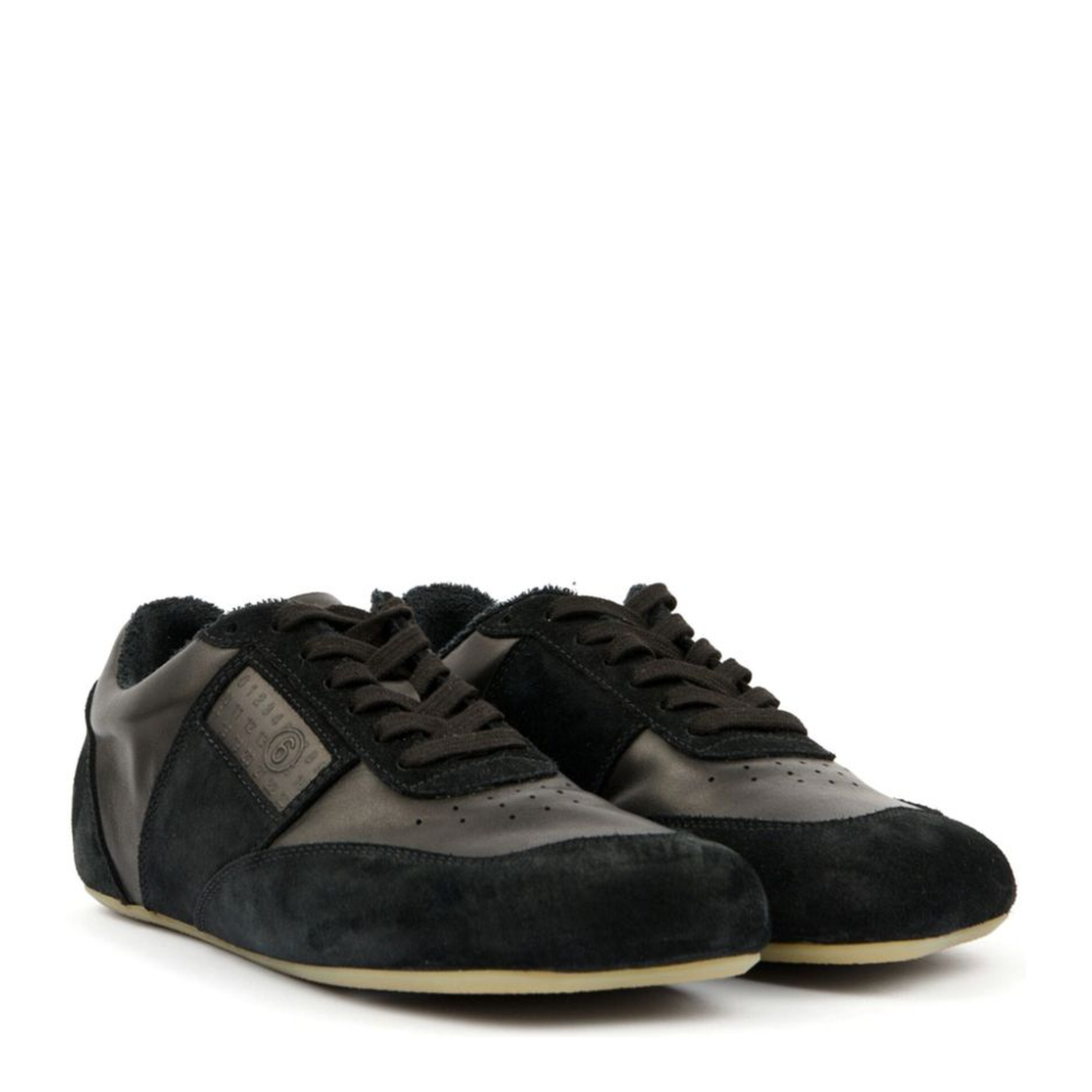 Calf Leather Slim Sneakers