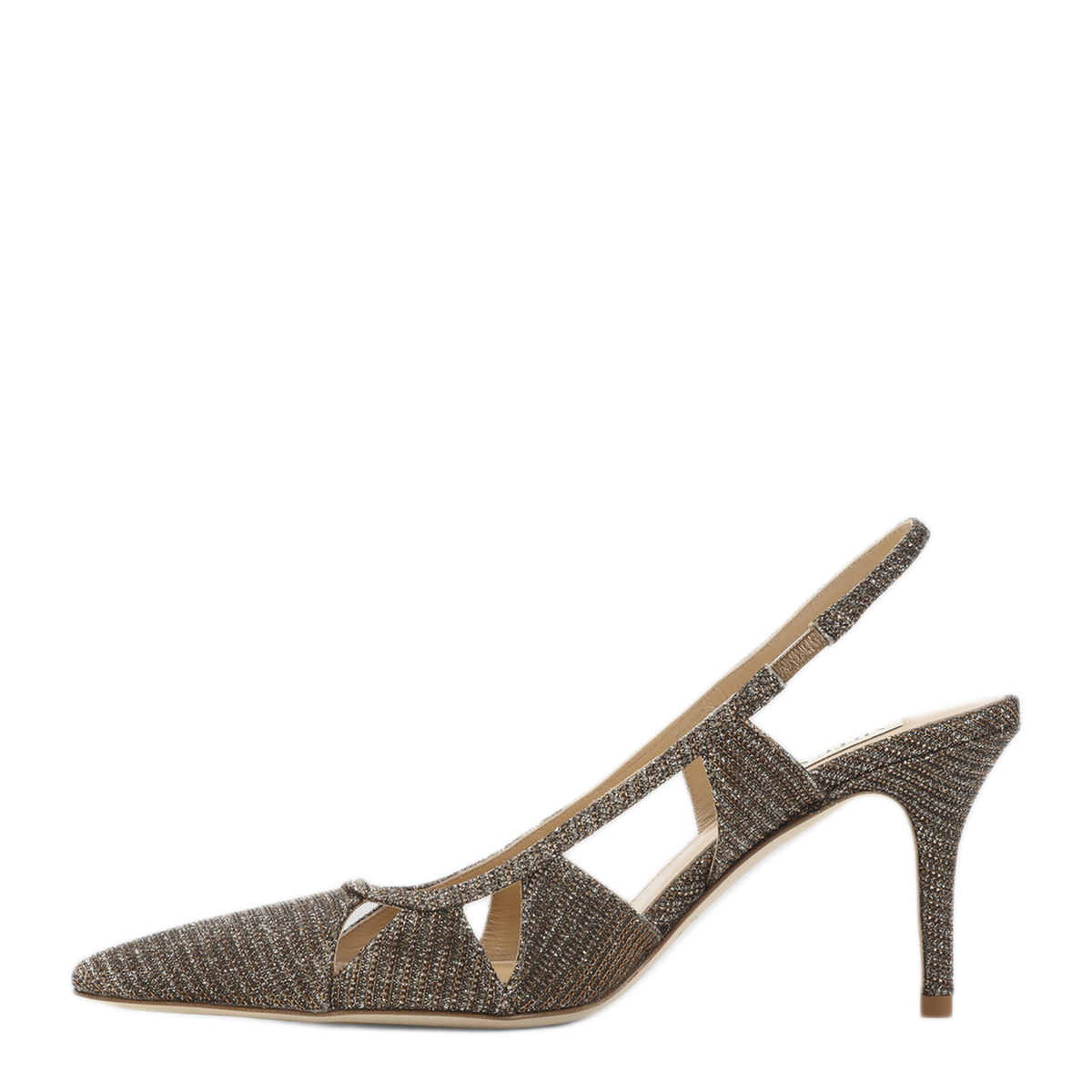 MAYFEYR - ARTEANA - Savona Glitter Pumps - AW26SAVCAMGSP75CAMEL