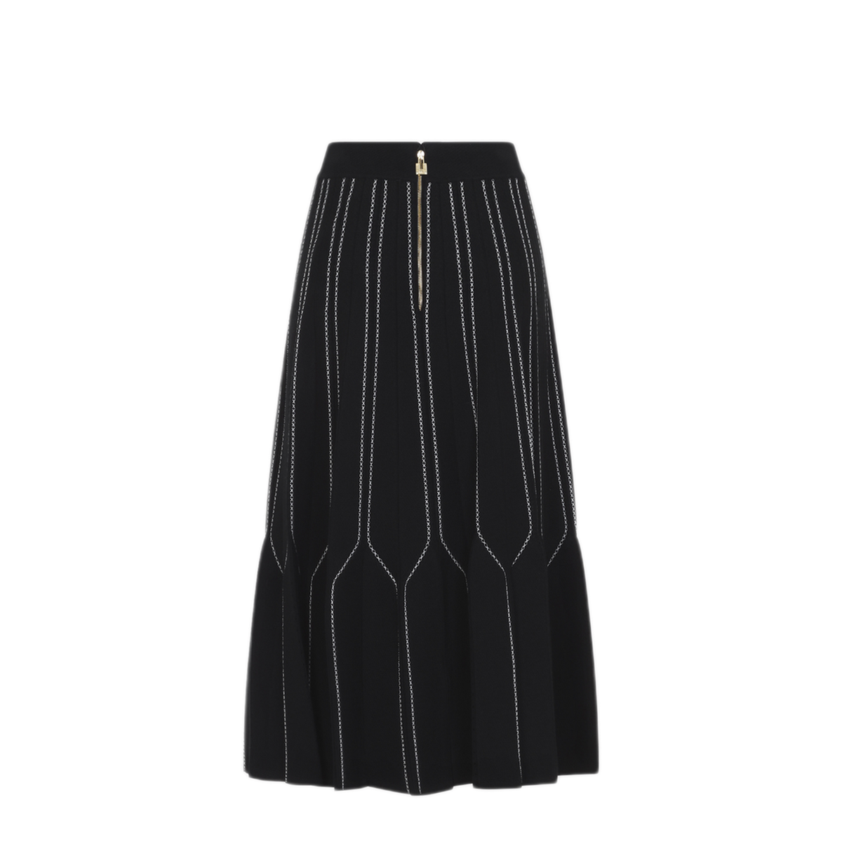 MAYFEYR - Elisabetta Franchi - Origami Knit Skirt - GK11Q67E2685